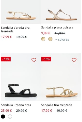 Segundas Rebajas en Marypaz desde 9,99€.