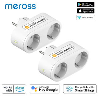 Enchufe Meross inteligente HomeKit 2 en 1 por solo 11,28€