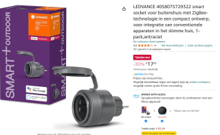 LEDVANCE SMART+ Compact Outdoor Plug voor €17,49 bij Amazon