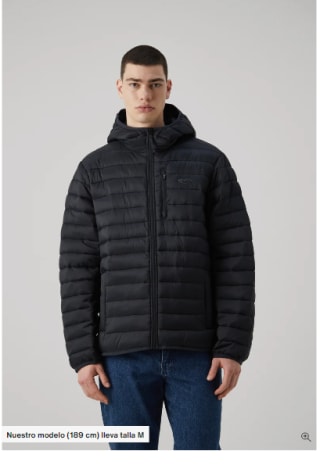 Chaqueta para Hombre Hollister Co. NARROW CHANNEL PUFFER por 39€