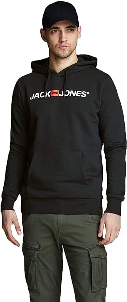 JACK & JONES Logo hoodie voor €16,39 bij Amazon