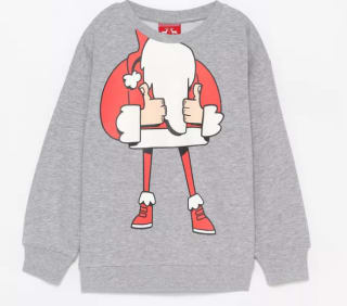 Sudadera para niños de manga larga y cuello redondo Santa por 2.99€