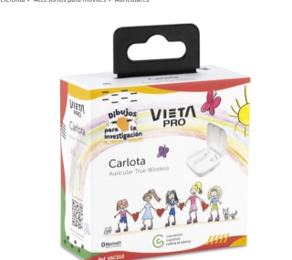 Auriculares Vieta Pro Carlota Campaña Solidaria por 19,99€