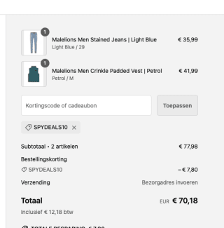 Malelions Sale: 70% +10% EXTRA korting