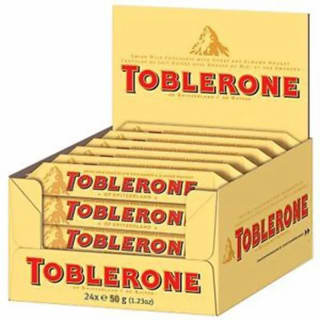 Toblerone 50 gr Caja de 24 unidades por 12,43€