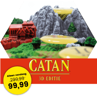 Catan: 3D Editie Bordspel voor maar €99 bij 999 Games