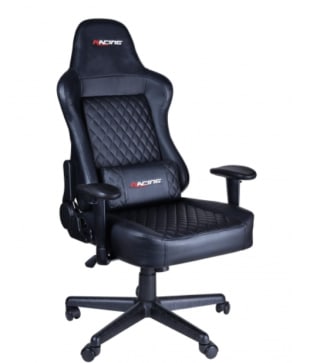 Silla Polipiel RACING Gamer Omega 70x68x118,5x128,5 cm - Negro por 99€ en Carrefour