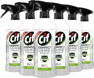 6x Cif Disinfect & Shine Original Spray 500 ml voor €6,92 bij Amazon