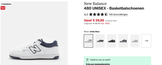 New Balance schoenen voor €29,95 bij Zalando