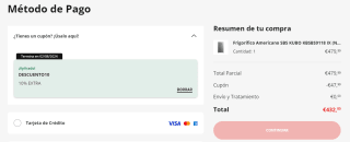 Frigorífico Americano SBS KUBO KBSBS9118 IX No Frost - 177 cm - 442 L - Inox por 432€