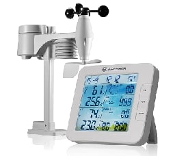 Estación meteorológica inteligente con sensor exterior 7 en 1 Bresser ClimateConnect Tuya Google Home & Alexa por 79€