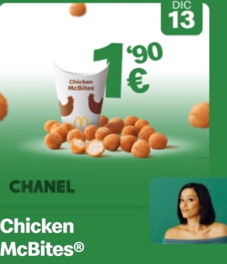 20 Chicken McBites por 1,90€