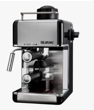 Cafetera Espresso Silvano 3.5 Bar Acero Inoxidable con Espumador Integrado por 43.15€