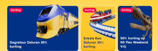 Diverse acties tijdens de Weg=Weg Weken bij NS