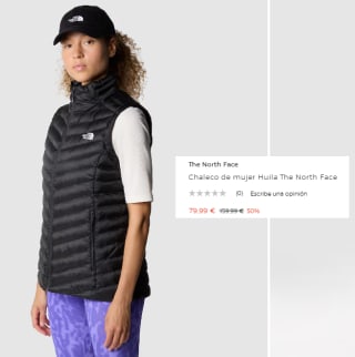 Chaleco de mujer Huila The North Face por 79.99€