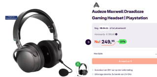 Audeze Maxwell over-ear gaming headset voor €249,95 bij Ibood