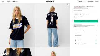 Bershka Camiseta Capitán Tsubasa Mujer por 9,99€