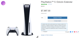 PlayStation 5: Edición Estándar por $7,997 en Costco
