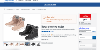Botas de nieve mujer por 17,99€ en Lidl