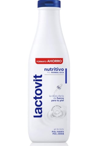 Lactovit Gel de ducha 750ml por1,71€.