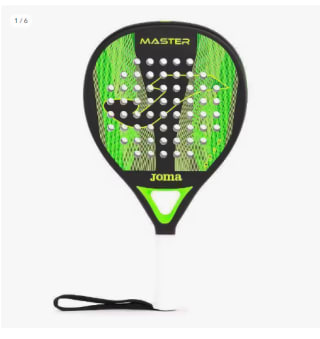 Pala Joma Master Negro Verde Fluor por 26.95€ (Cuenta Nueva 14.95€)