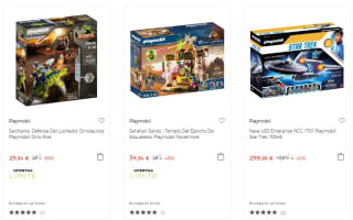 Descuentazos de hasta -60% desde ECO en Playmobil