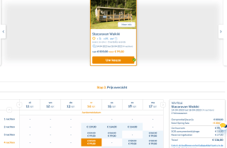 Vanaf €142 een lang weekend (4 nachten) of midweek weg in een luxe stacaravan bij Vacansoleil