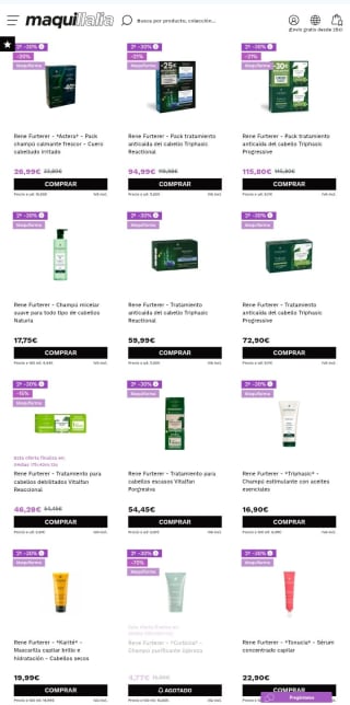 -30% en la Segunda Unidad de Furterer.