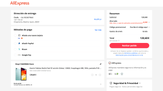 Xiaomi Tableta Redmi Pad SE versión Global 256GB por 120,60€