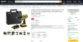 Taladro STANLEY FATMAX por 116,99€