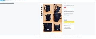 Mochila Equitación Verde Azul 30 Litros por 19,99€