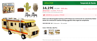 Bloques construcción Caravana Breaking Bad por 16,19€