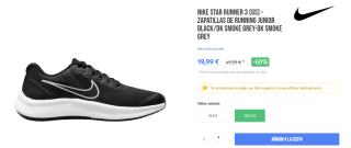 Preciazos en calzado Nike desde solo 17,99€