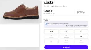 Zapatos para Mujer Clarks BAILLE por 37€
