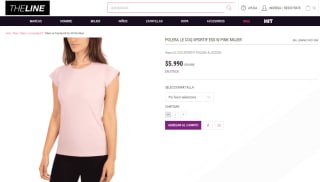 Polera Le Coq Sportif para mujer por $5.990