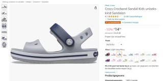 Crocs Crocband kindersandalen voor €14