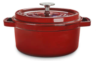 J.Zao Rode gietijzeren pan - 24 cm voor €39,99 bij Ochama