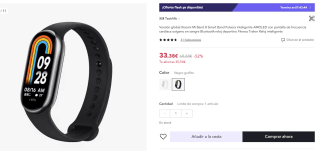 Xiaomi Mi Band 8 por 23,36€