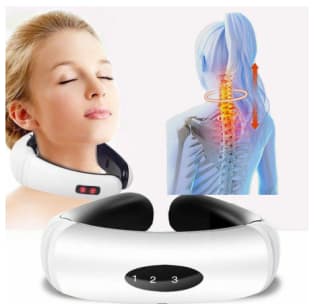 Masajeador eléctrico de pulso para espalda y cuello por 6,84€