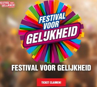 Gratis tickets voor het Festival voor Gelijkheid!