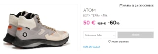Botas para Hombre Atom TERRA AT118 por 50€