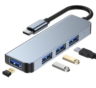 Estación de acoplamiento 4 en 1 con USB tipo C por 8.64€