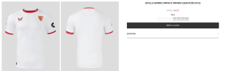 Camiseta primera equipacion Sevilla 24/25 por 25,50€