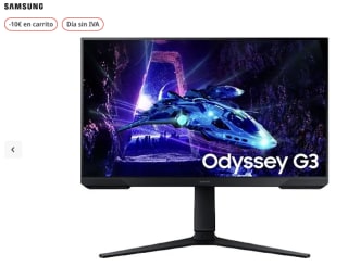 Samsung Odyssey G3 LS24DG304EUXEN 24 " Full-HD 180 Hz 1 ms IPS por solo 80,08€