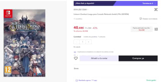 Videojuego Unicorn Overlord Nintendo por 36,43€ (cuenta nueva por 28,48€)