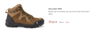 Botas de montaña Mountain PRO Rise por por 17.45€