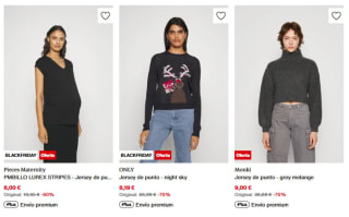 Hasta 85% + 10% Extra Recopilación tiendas TOP Ropa Black Friday (Zara, Stradivarius, Bershka)
