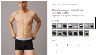 Calvin Klein Low Rise boxershorts (3-pack) voor €24,95