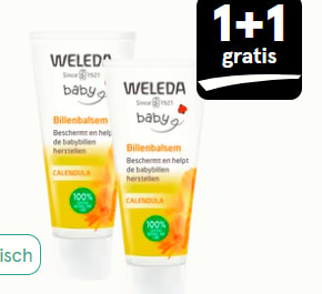 Alle Weleda producten met 1+1 gratis bij de Etos