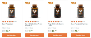 26% korting op eigen merk bij Vitaminstore